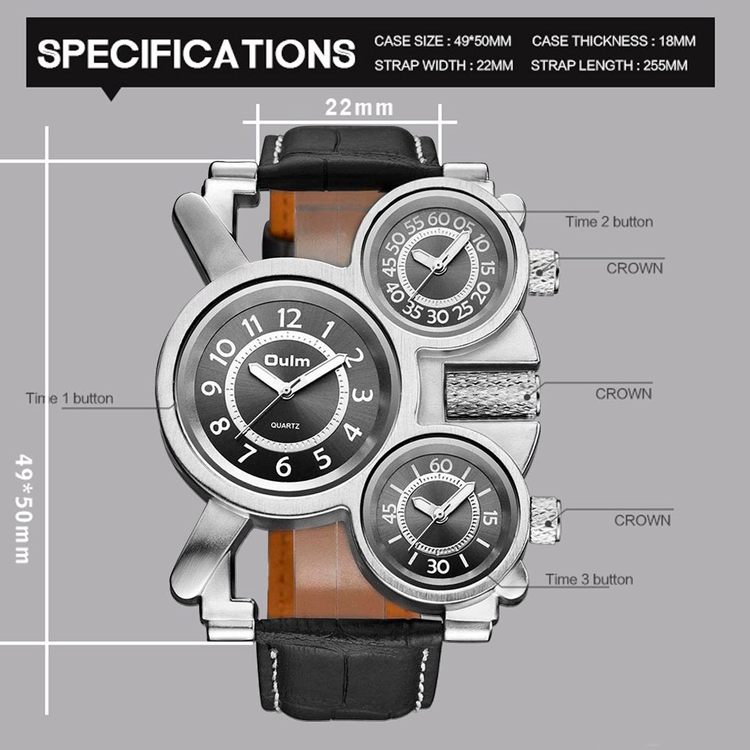 Reloj OULM 1167 Negro