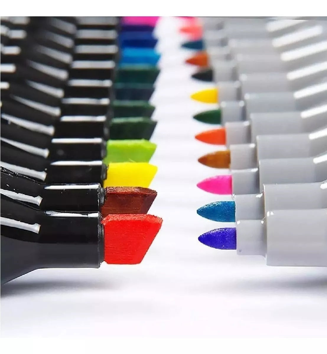 Kit X 120 Piezas De Marcadores Dobles