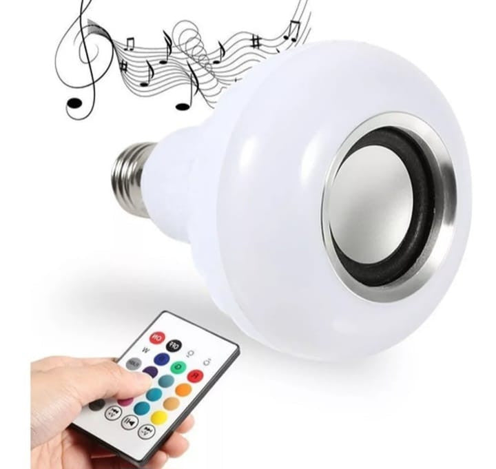 BOMBILLO PARLANTE BLUETOOTH RGB