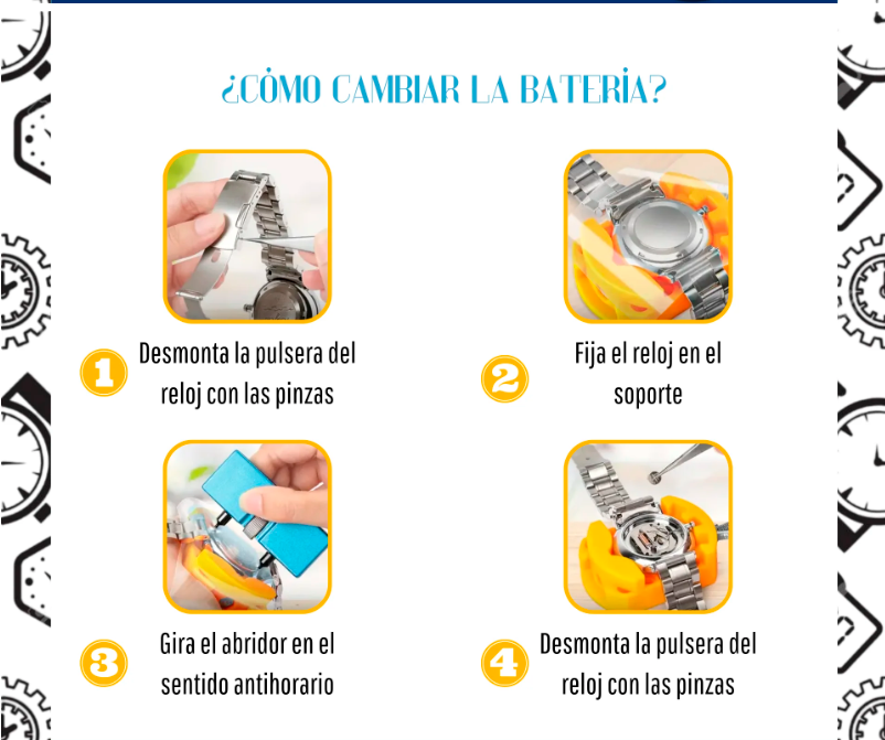 ¡PRODUCTO NUEVO! KIT DE RELOJ MASTER