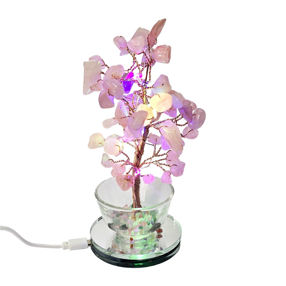 Árbol Cuarzo Rosa Amor Propio Energetico