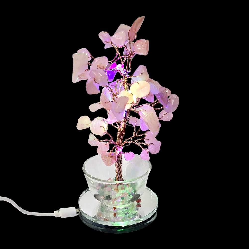 Árbol Cuarzo Rosa Amor Propio Energetico
