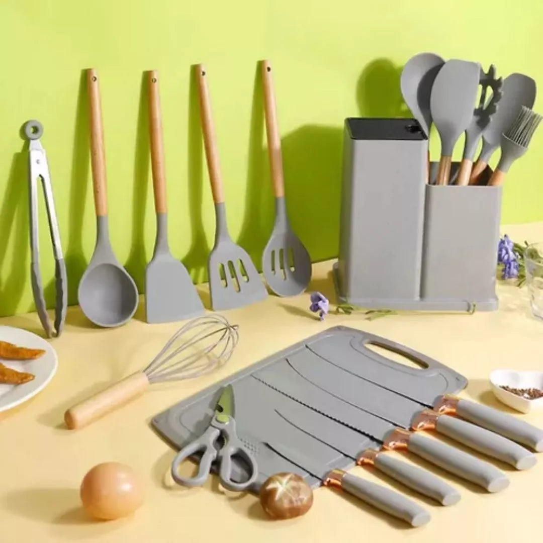 SET DE UTENSILIOS 19 PIEZAS