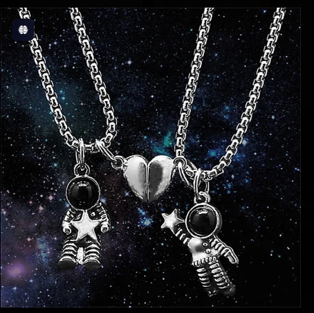ASTRONAUTAS corazón + CAJA DE REGALO