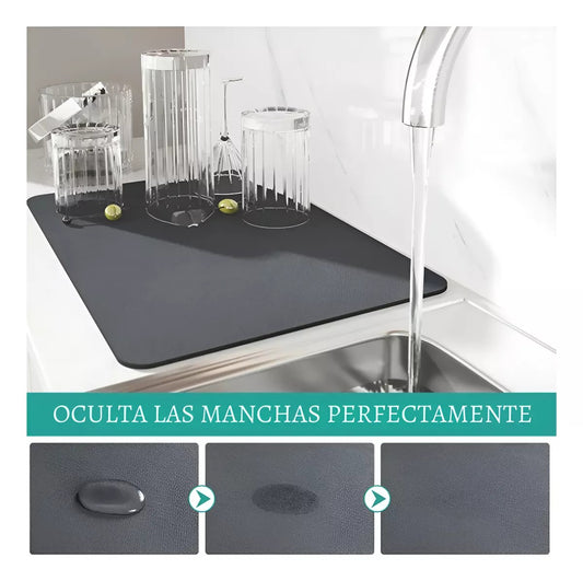TAPETE DE SECADO DE PLATOS PARA COCINA