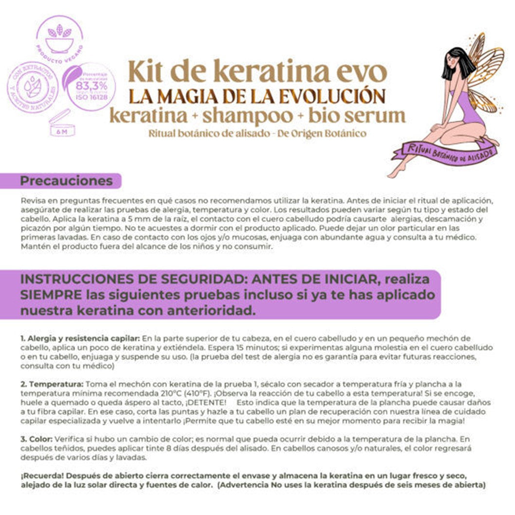 Keratina Ritual botánico evolución 120ml