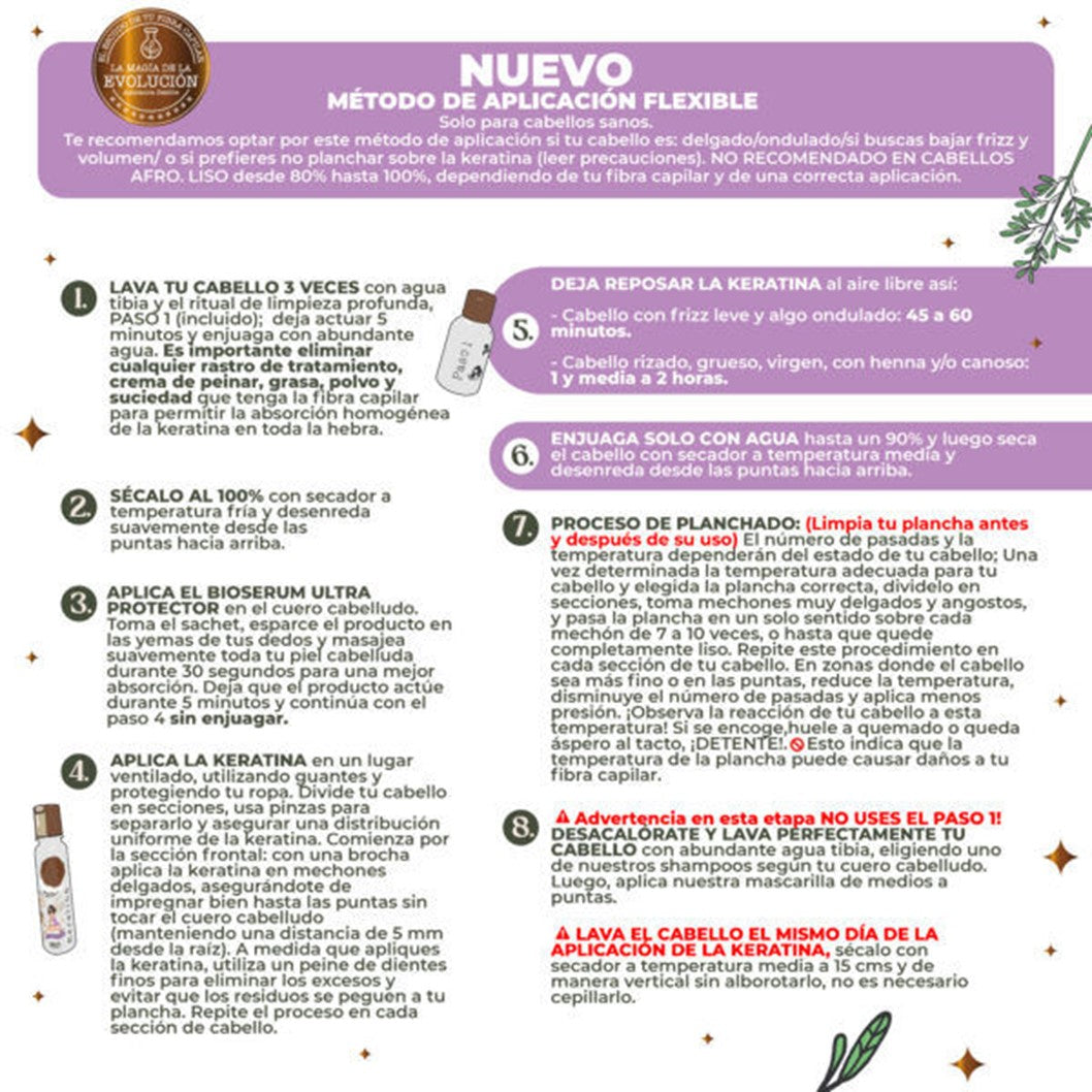 Keratina Ritual botánico evolución 120ml