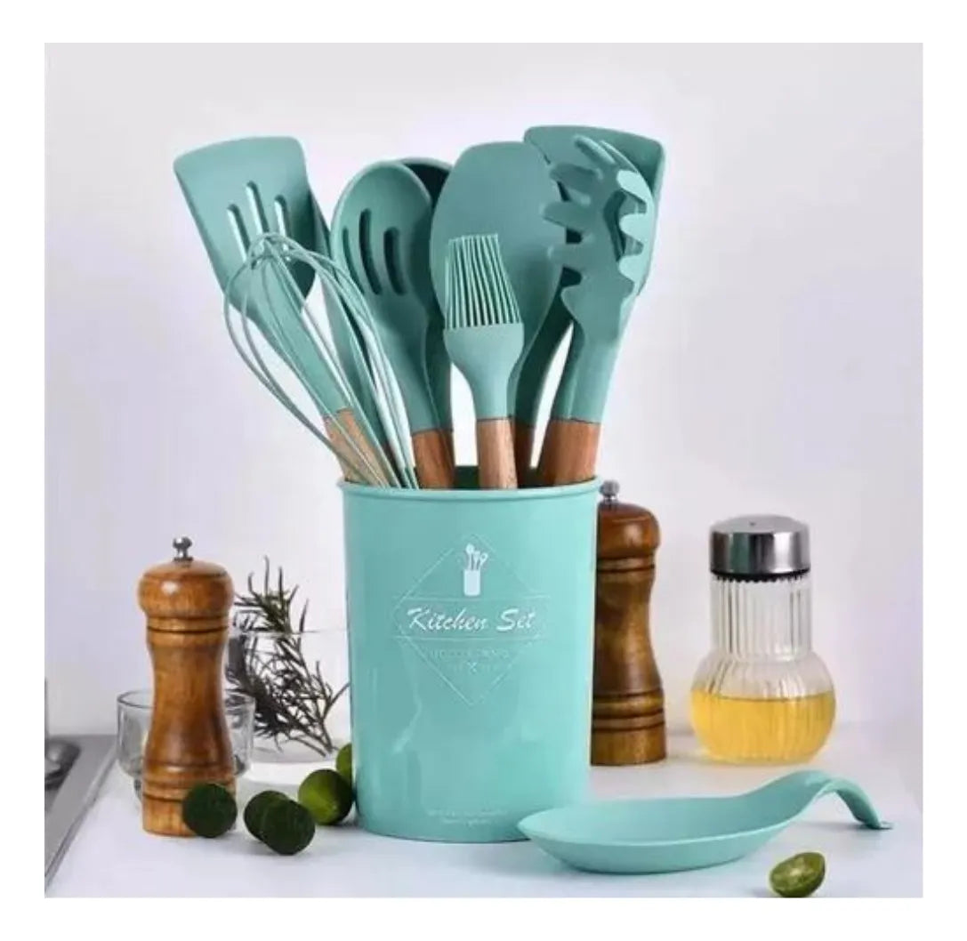 KIT DE  UTENSILIOS COCINA X12