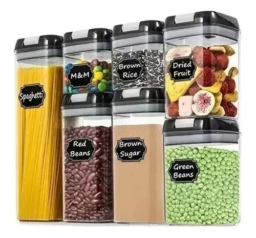 RECIPIENTES HERMETICOS COCINA X7