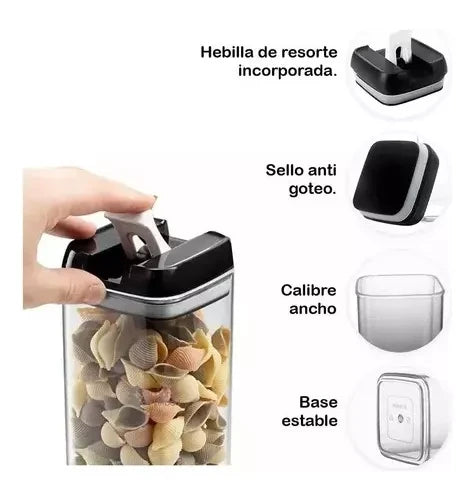 RECIPIENTES HERMETICOS COCINA X7