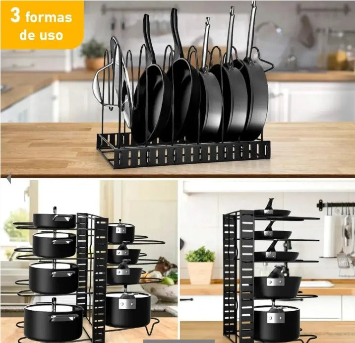 ORGANIZADOR DE OLLAS Y TAPAS