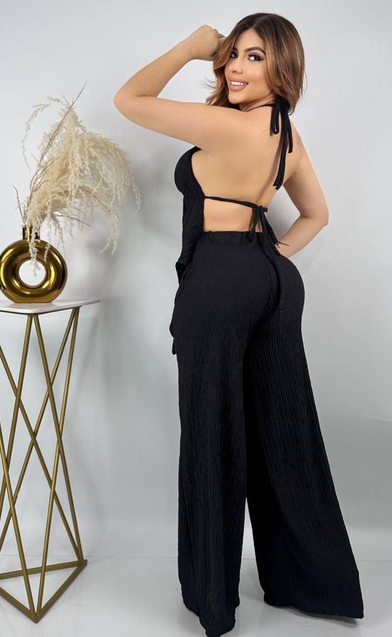 Conjunto blusa y pantalón palazo  LAUDIT