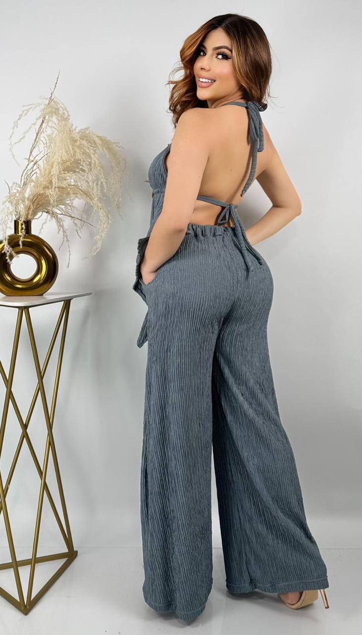 Conjunto blusa y pantalón palazo  LAUDIT
