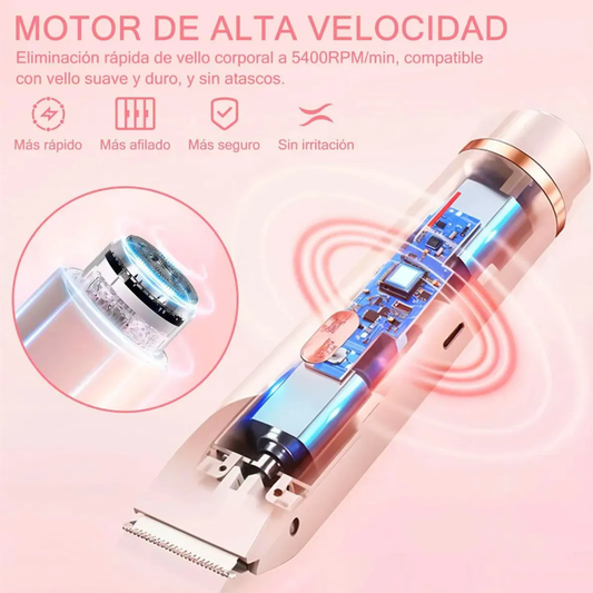 Rasuradora depilador de Mujer 2 e 1