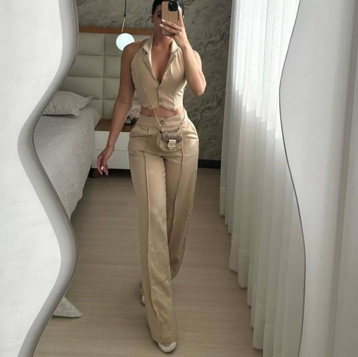 Conjunto chaleco  y pantalón GREISY