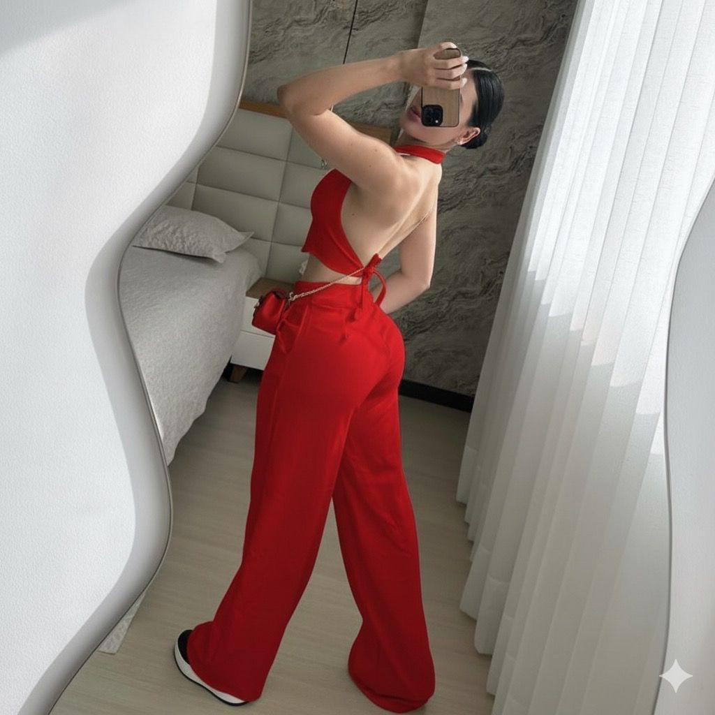 Conjunto chaleco  y pantalón GREISY