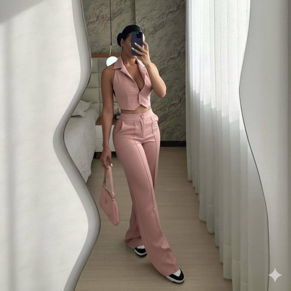 Conjunto chaleco  y pantalón GREISY