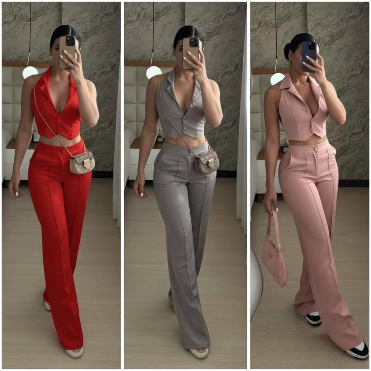 Conjunto chaleco  y pantalón GREISY