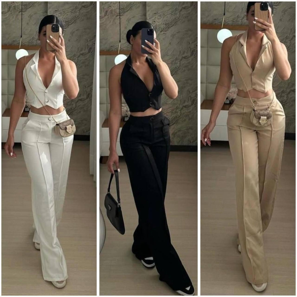 Conjunto chaleco  y pantalón GREISY
