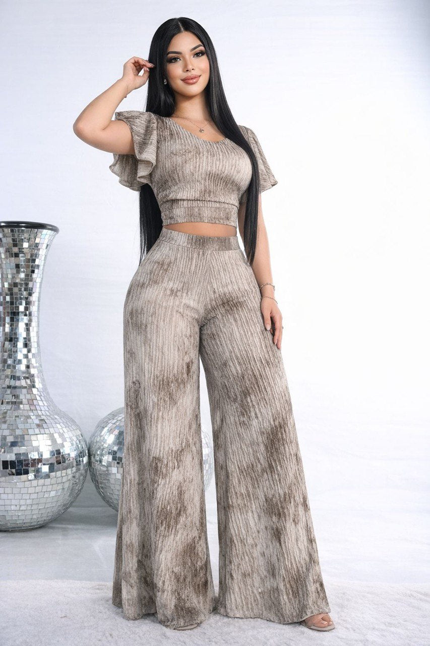 Conjunto   Palazzo y blusa  SAHARA