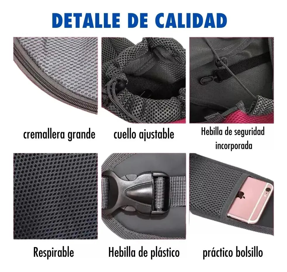 BOLSA CARGADOR DE MASCOTAS GRANDE