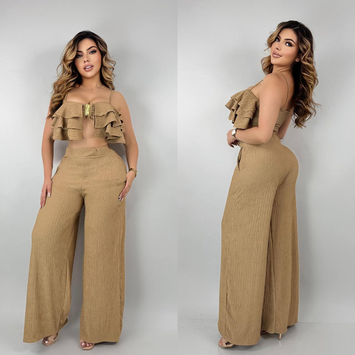 Conjunto blusa y pantalón MARIA