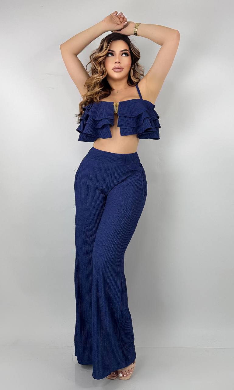 Conjunto blusa y pantalón MARIA