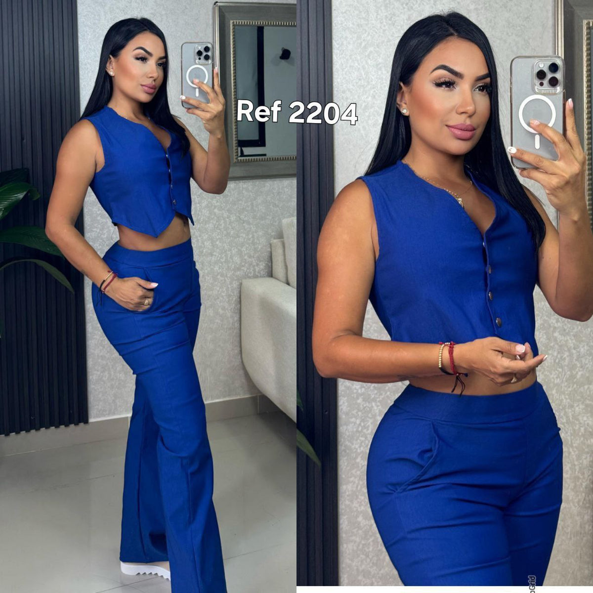 Conjunto chaleco y pantalón 2204