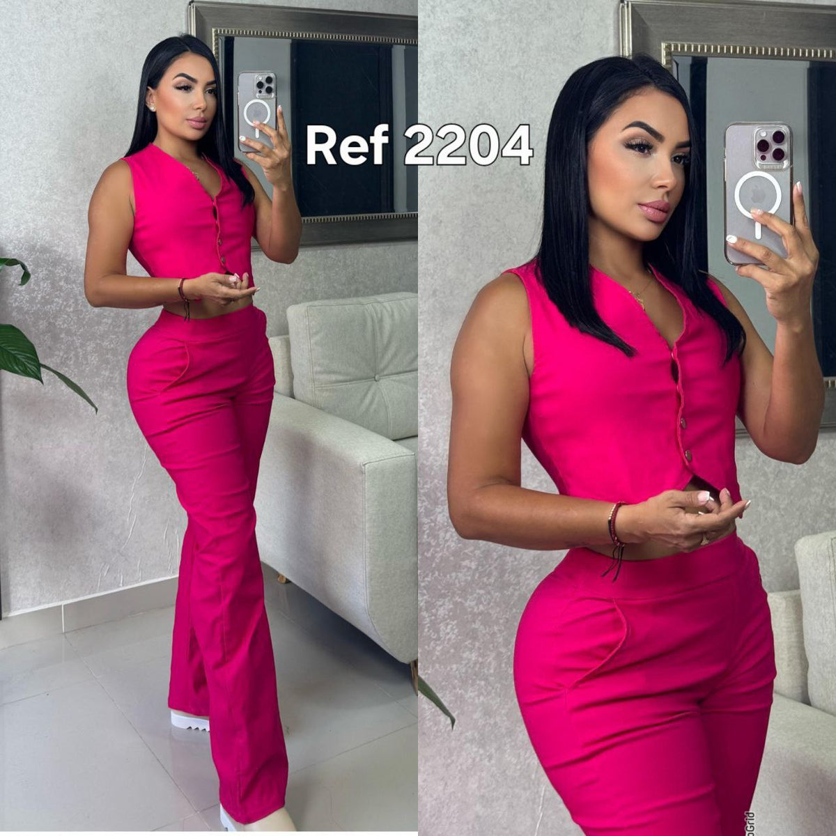 Conjunto chaleco y pantalón 2204