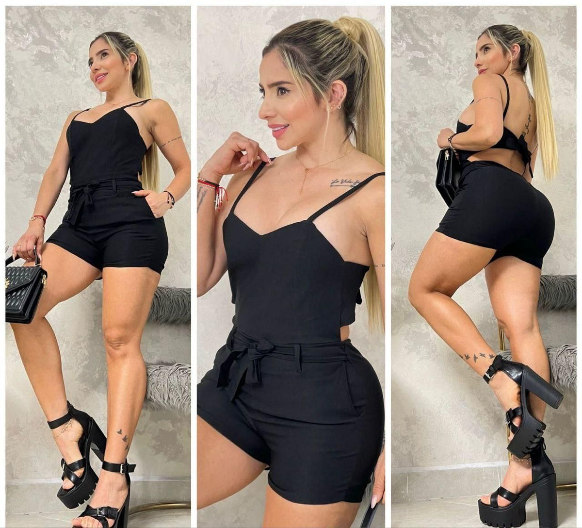 Enterizo shorts 2083