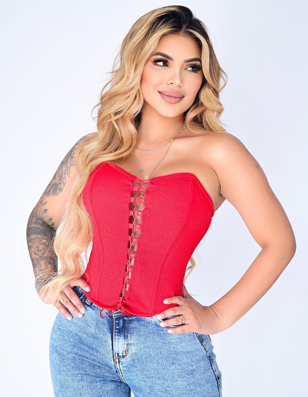 Corset laso DORADA