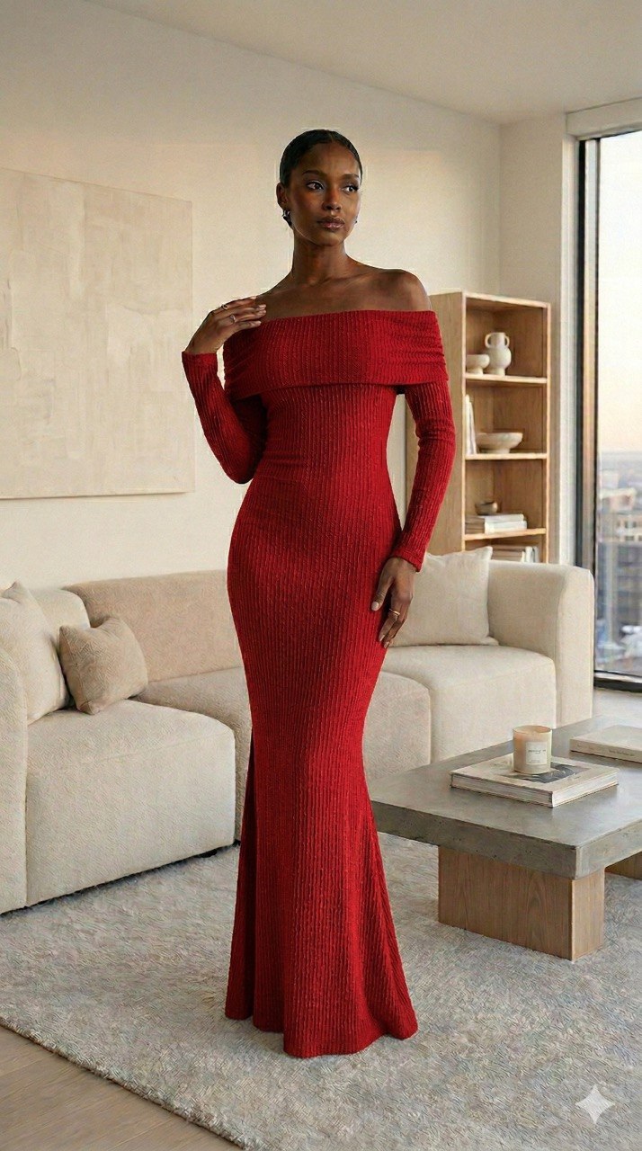 Vestido largo bandeja LINA