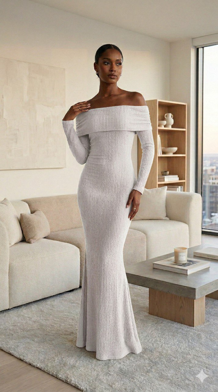 Vestido largo bandeja LINA