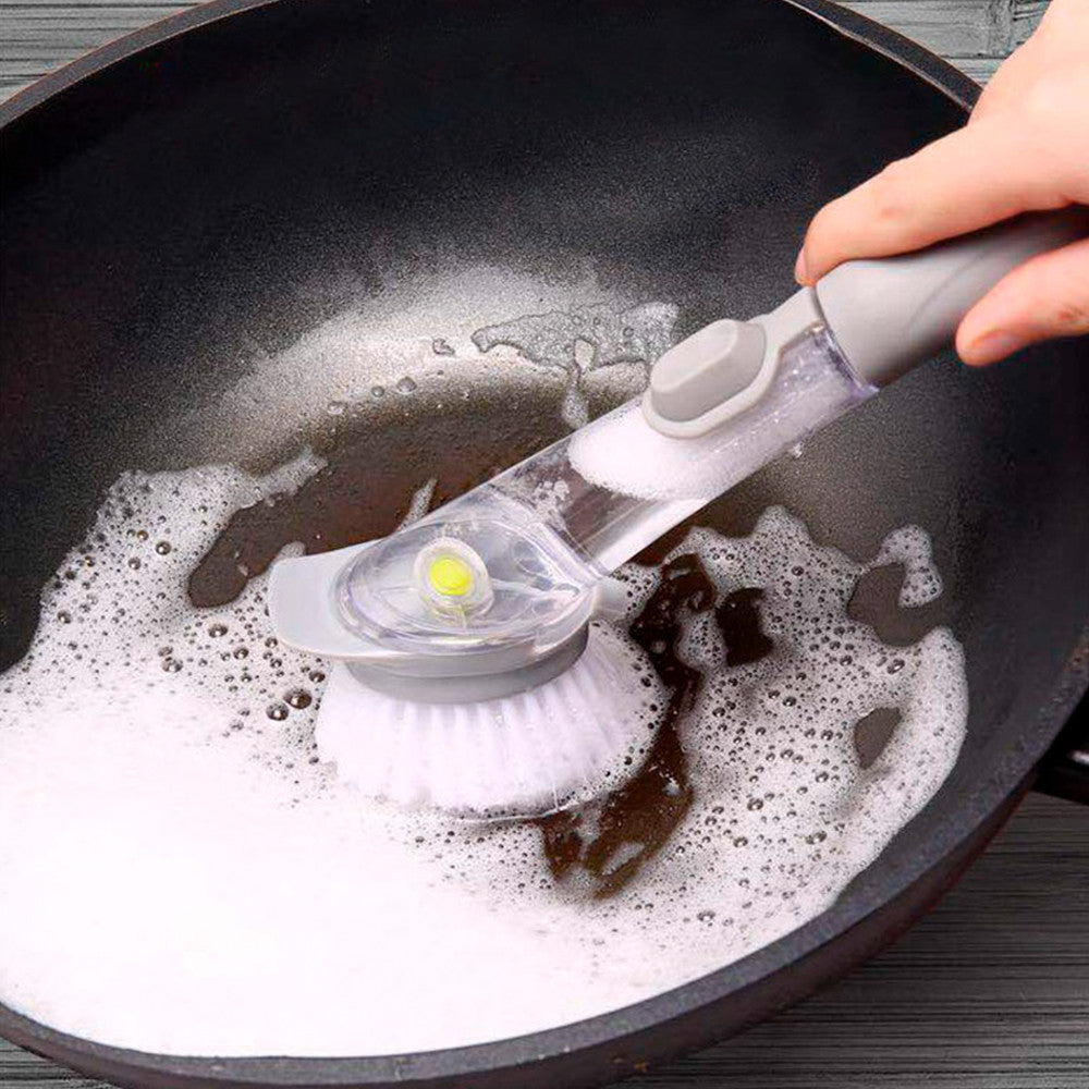 Cepillo Dispensador de jabon Multiusos