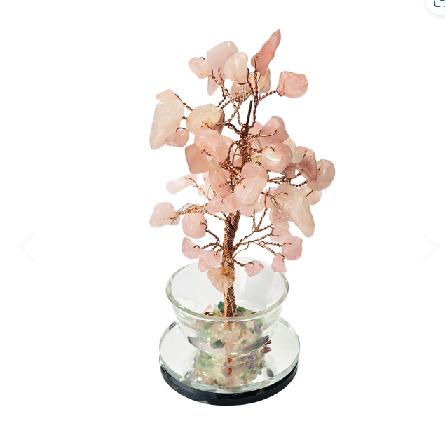 Árbol Cuarzo Rosa Amor Propio Energetico
