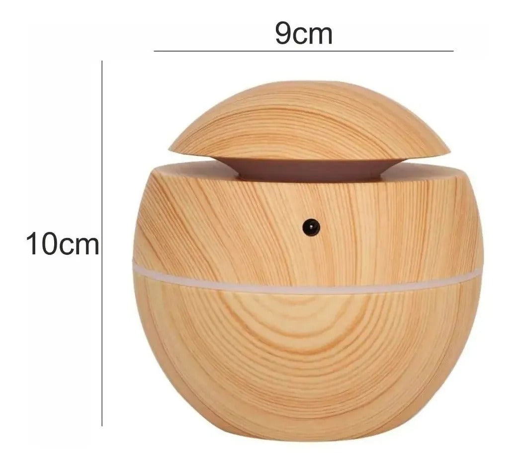 Humidificador / Difusor LED tipo madera