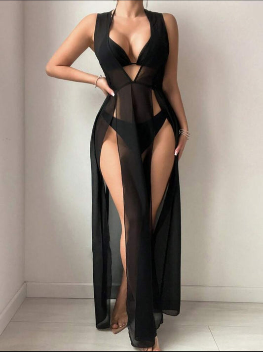 vestido negro talla s