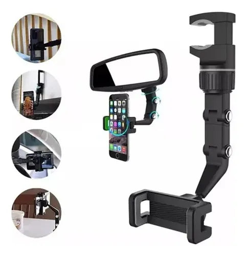 SOPORTE CELULAR RETROVISOR