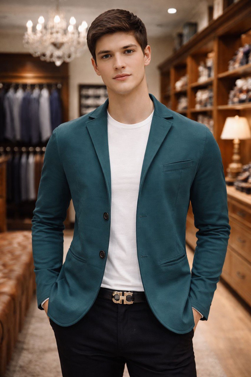 Blazer en drill para caballero