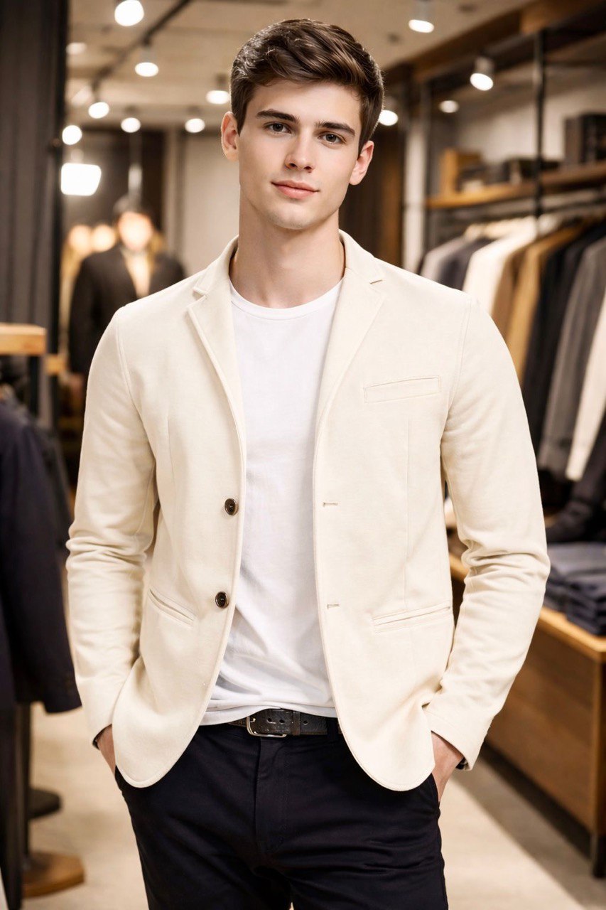 Blazer en drill para caballero